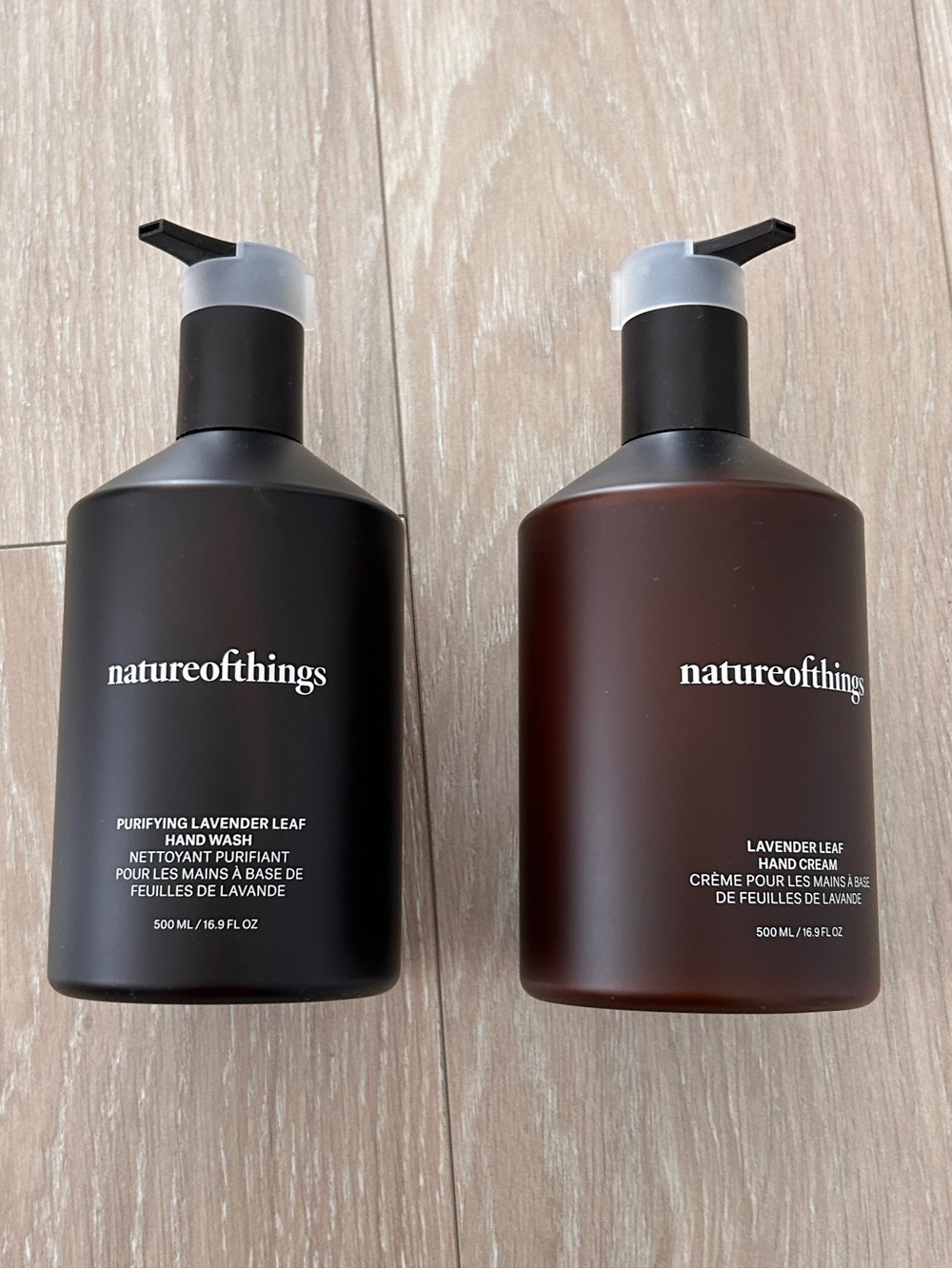 NATUREOFTHINGS Lavender Leaf Hand Wash and Hand Cream